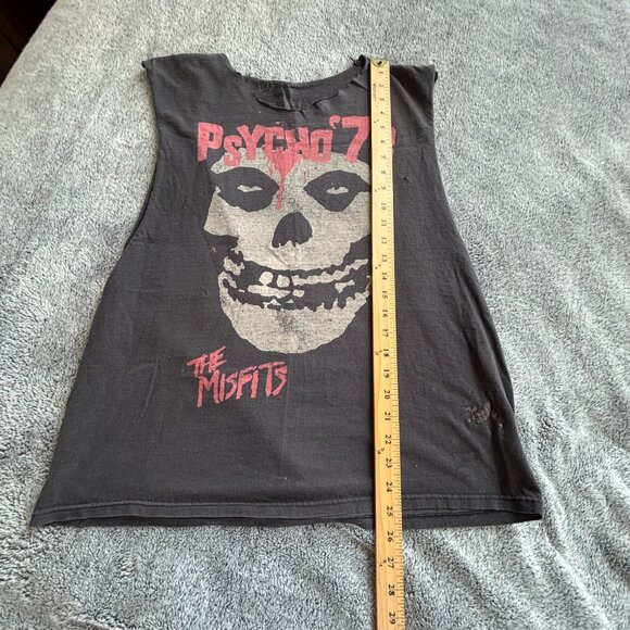 The Misfits Psycho 78 Shirt Large Y2K DIY Distressed Band Tee Grunge Skate 18527 - Picture 5 of 16